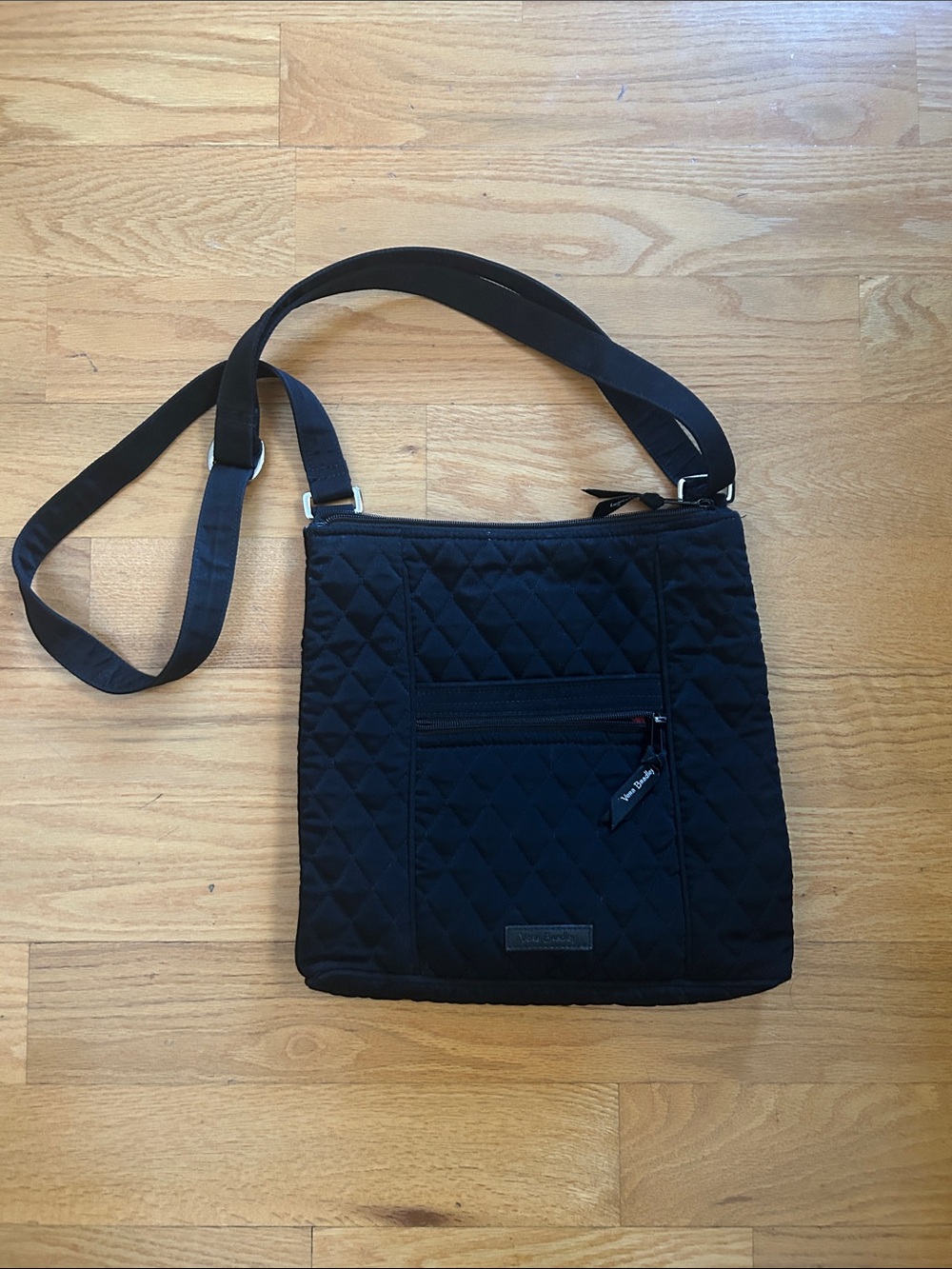 Vera Bradley Black Quilted Crossbody Bag